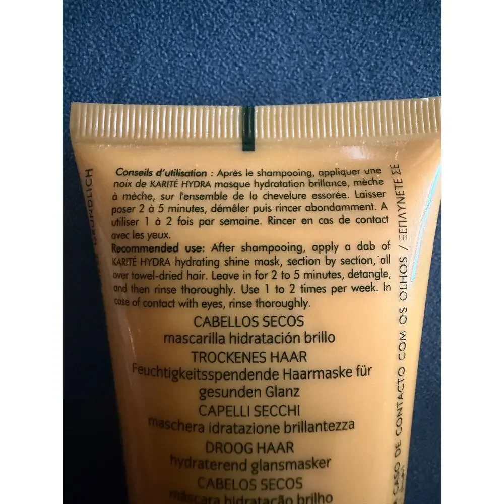 René Furterer Karité Hydra Hydrating Shine Mask Dry Hair 3.4 oz Sealed 100ml